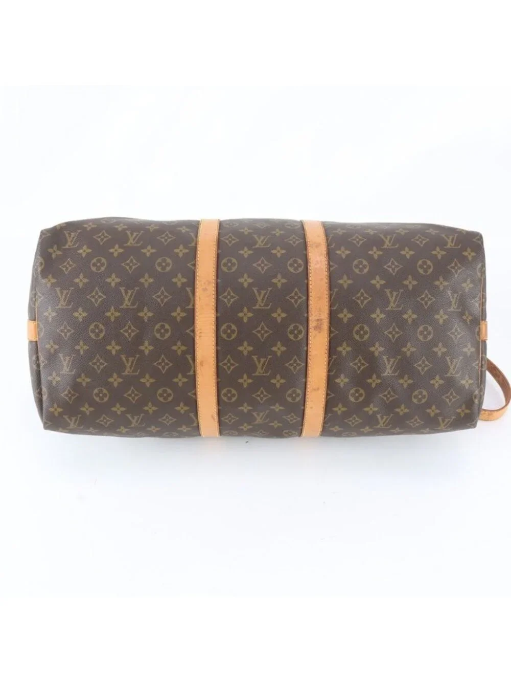 Louis Vuitton Monogram Keepall Bandouliere 55 Leather 2-Way Boston Bag Crossbody